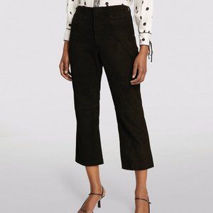 FRAME LE TOMBOY SUEDE TROUSER SIZE M